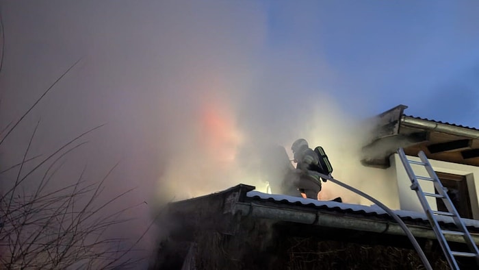 Die Feuerwehr war rasch zur Stelle.