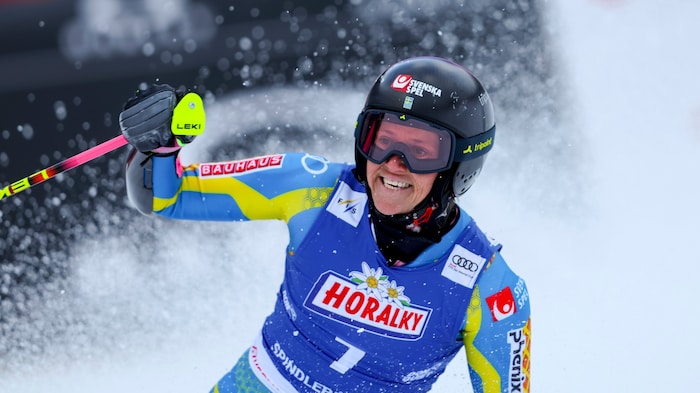 Sara Hector jubelte.