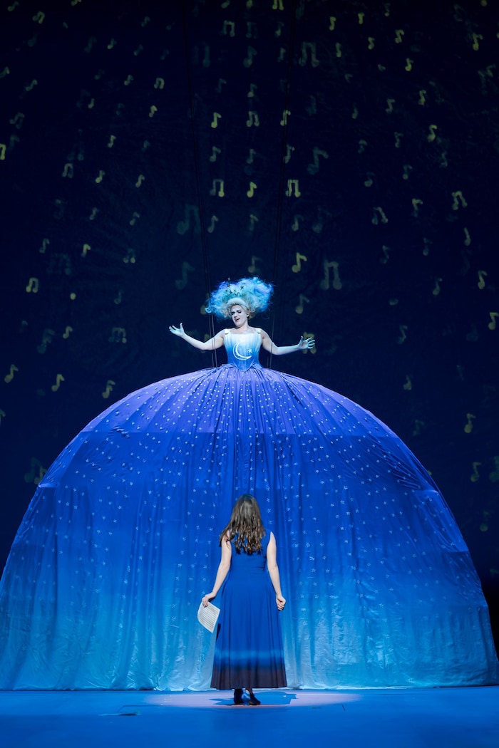 Pamina und die Königin der Nacht.