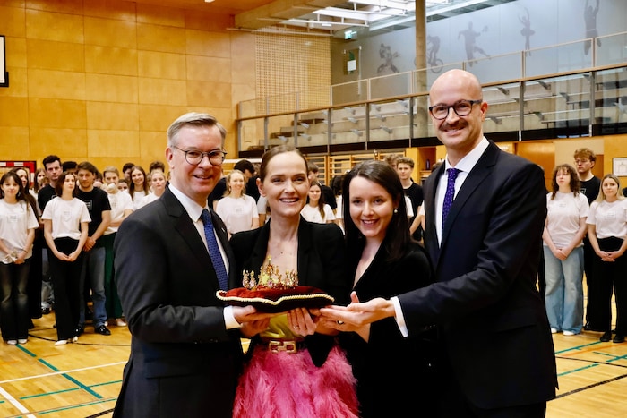 Klaus Weikhard, Eva Poleschinski, Organisatoren Maria Ohrenstein und Bernd Pürcher