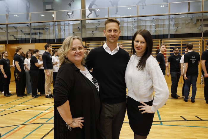 Choreografen Claudia Eichler, Pierre Gider, Lisa Weswaldi-Eichler.