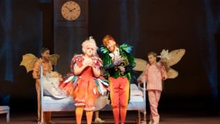 „Die Zauberflöte“ von Mozart: Papagena und Papageno mit den Drei Knaben