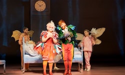 „Die Zauberflöte“ von Mozart: Papagena und Papageno mit den Drei Knaben