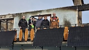 Das Anwesen der Familie Hirschmann in Obergnas gleicht nach dem Feuer-Drama einer Ruine.