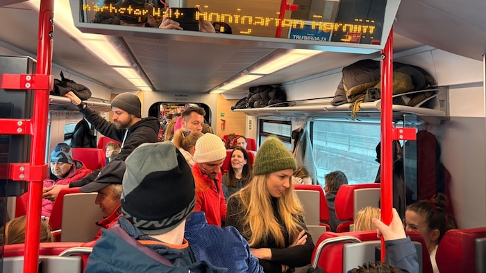 Die Party beginnt bereits im Zug.