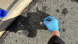 In drei Orten nahm Greenpeace Proben, überall fand sich ein hoher Anteil an giftigem Asbest.