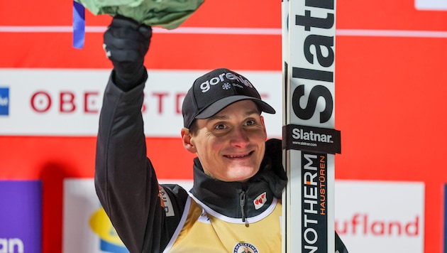 Domen Prevc was crowned ski flying world champion in convincing fashion.