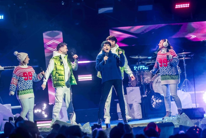 Francine Jordi hatte sichtlich Spaß bei ihrem Auftritt