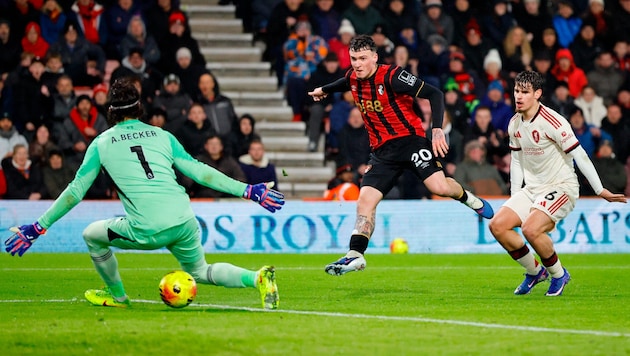 Liverpool holte ein 0:2 auf, verlor am Ende aber 2:3.