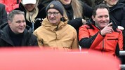 Babler (li.) und Totschnig (re.) mit Landeshauptmann Mattle beim Hahnenkammrennen – die ...