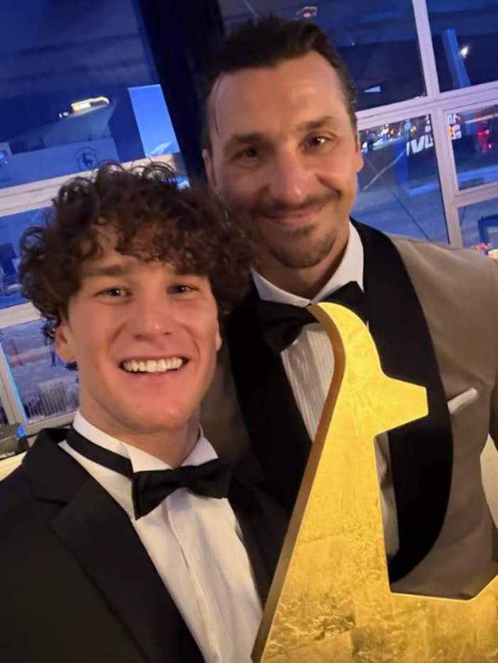 Giovanni Franzoni und Zlatan Ibrahimovic