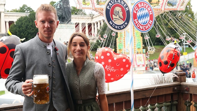 Julian Nagelsmann und Lena Wurzenberger im Liebesglück