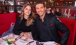 Norbert Oberhauser und seine Freundin Julia freuen sich auf Zwillinge.