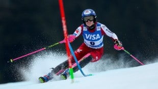 Katharina Truppe riss ordentlich Rückstand auf die Führende Mikaela Shiffrin auf. 