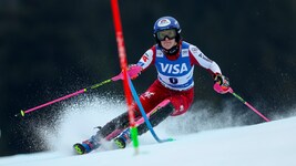 Katharina Truppe riss ordentlich Rückstand auf die Führende Mikaela Shiffrin auf. 