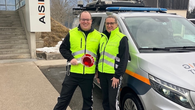 Herta Turdo und Stefan Neudorfer stoppten den Mann.