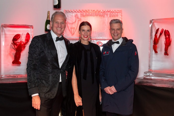 ÖTV-Präsident Martin Ohneberg mit Gattin und A1 Deputy CEO Thomas Arnoldner.