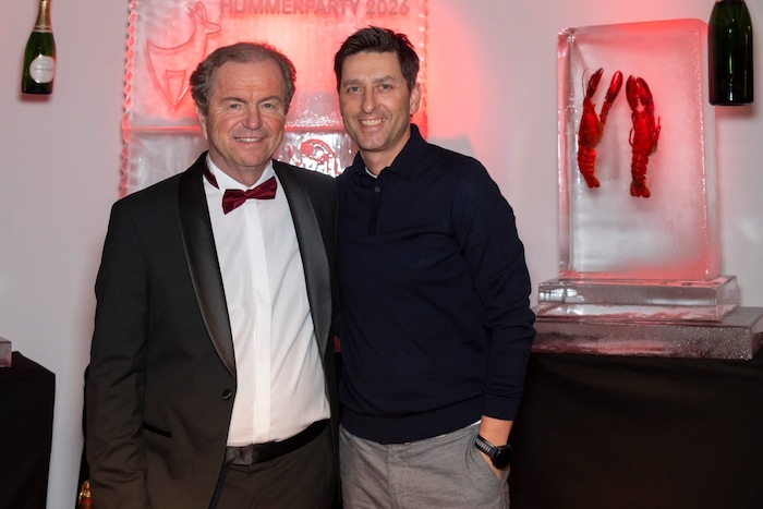 Mitterer mit ÖSV-Sportdirektor Mario Stecher.