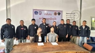 Thailand kennt kein Pardon: Die Diebe wurden per Foto der Öffentlichkeit präsentiert.