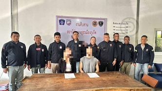 Thailand kennt kein Pardon: Die Diebe wurden per Foto der Öffentlichkeit präsentiert.