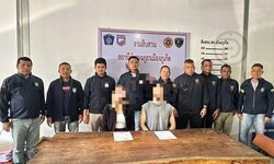 Thailand kennt kein Pardon: Die Diebe wurden per Foto der Öffentlichkeit präsentiert.