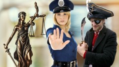 Achtung, nicht nur Justitia spricht sich gegen manche Verkleidungen aus!