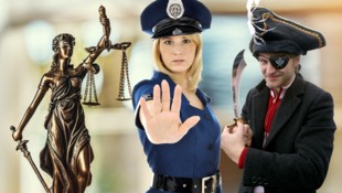Achtung, nicht nur Justitia spricht sich gegen manche Verkleidungen aus!