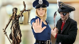 Achtung, nicht nur Justitia spricht sich gegen manche Verkleidungen aus!