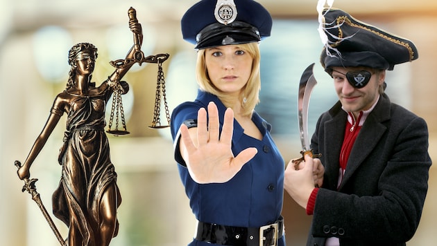 Achtung, nicht nur Justitia spricht sich gegen manche Verkleidungen aus!