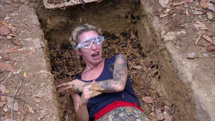 Ariel musste wieder zur Dschungelprüfung antreten, hielt aber nicht lange durch.