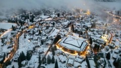 Vor dem Start der Olympischen Spiele gab es in Cortina 15 Zentimeter Neuschnee.