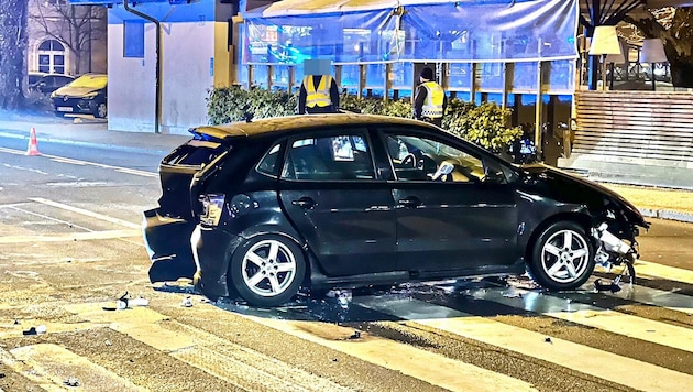 Der Unfall ereignete sich in der Nacht auf Sonntag in der Imbergstraße.