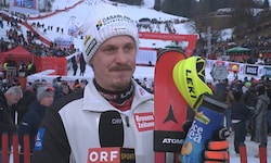 Manuel Feller kämpfte im ORF-Interview mit den Tränen.