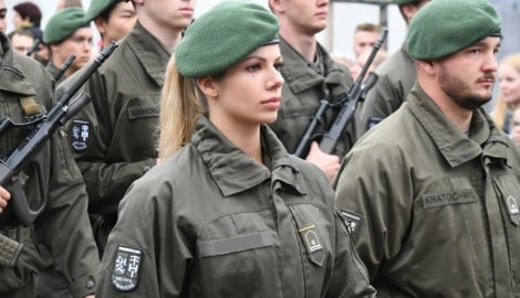 Soldaten des österreichischen Bundesheeres. 