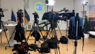 So viele Kameras wie am Wahlsonntag werden für den Livestream der Gemeinderatssitzungen nicht ...