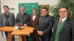 Albert Royer (FPÖ), Andreas Steinegger (Bauernbund), Andreas Lackner (Grüne), Rudi Gutjahr ...