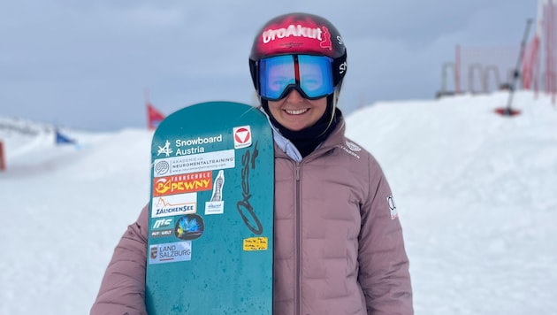 Snowboardcrosserin Anna Maria Galler
