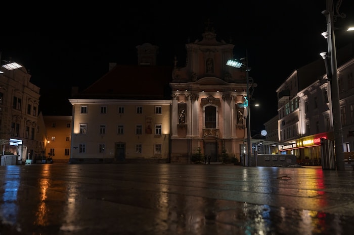 St. PÖlten am Wahlabend
