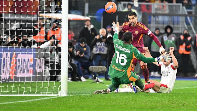 Im Duell zwischen Rom und Milan gab es keinen Sieger.