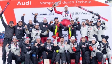 Manuel Feller sorgte für einen hervorragenden Abschluss des Kitzbühel-Wochenendes.