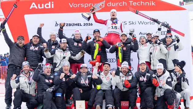 Manuel Feller sorgte für einen hervorragenden Abschluss des Kitzbühel-Wochenendes.