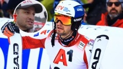 Johannes Strolz muss bei Olympia zusehen, freut sich aber mit ÖSV-Kollege Manuel Feller.