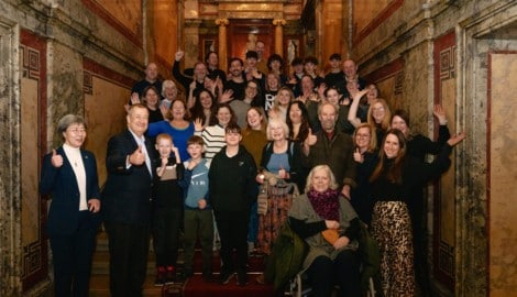 33 schottische Einwohner folgten der Einladung nach Wien.