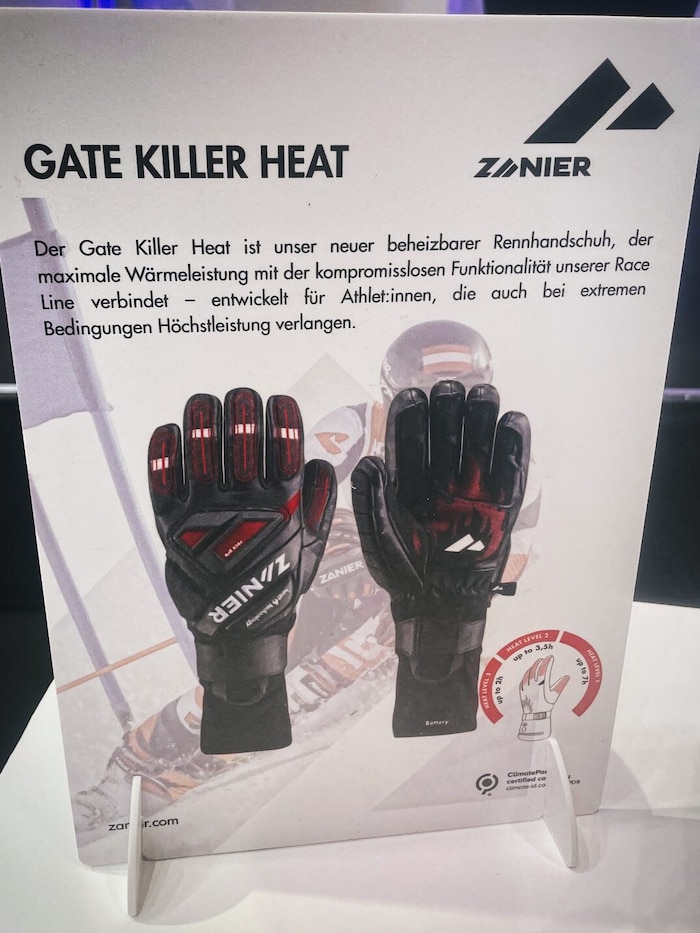 Die ersten beheizbaren Rennhandschuhe von Zanier.