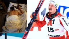 Manuel Feller ließ seine Gams nicht aus den Händen.