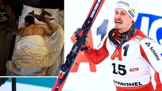 Manuel Feller ließ seine Gams nicht aus den Händen.