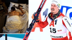 Manuel Feller ließ seine Gams nicht aus den Händen.