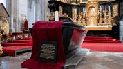 Der Sarkophag mit den sterblichen Überresten von h Cimburgis von Masowien.