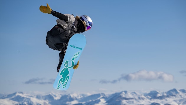 Überfliegerin Anna Gasser.