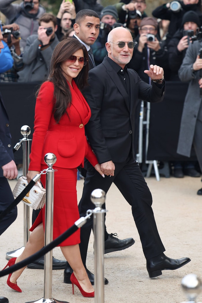 Lauren Sánchez Bezos sorgte im schicken Business-Kostüm für Aufsehen.